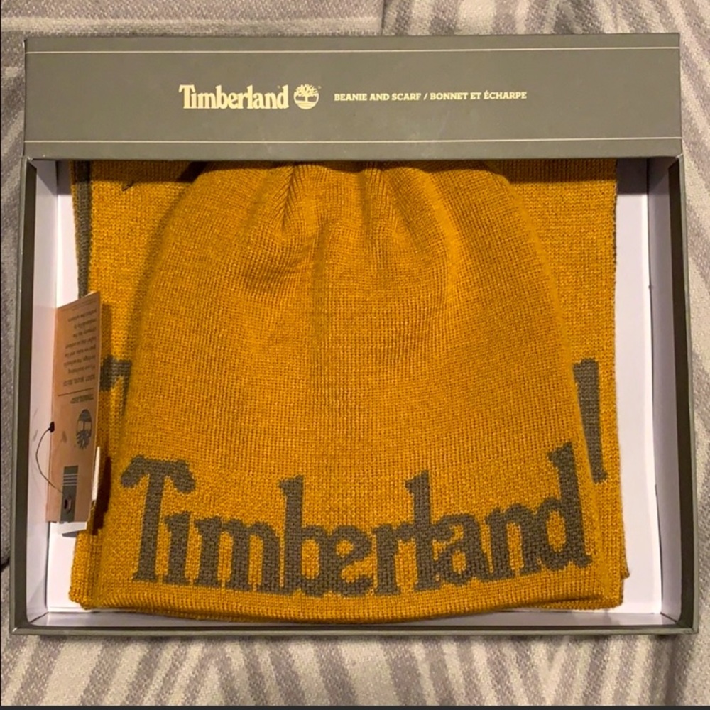 Timberland Beanie and Scarf